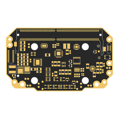 Good price White Silkscreen FR4 Speed PCB with Hard Gold 5U Treatment for SMT Production online